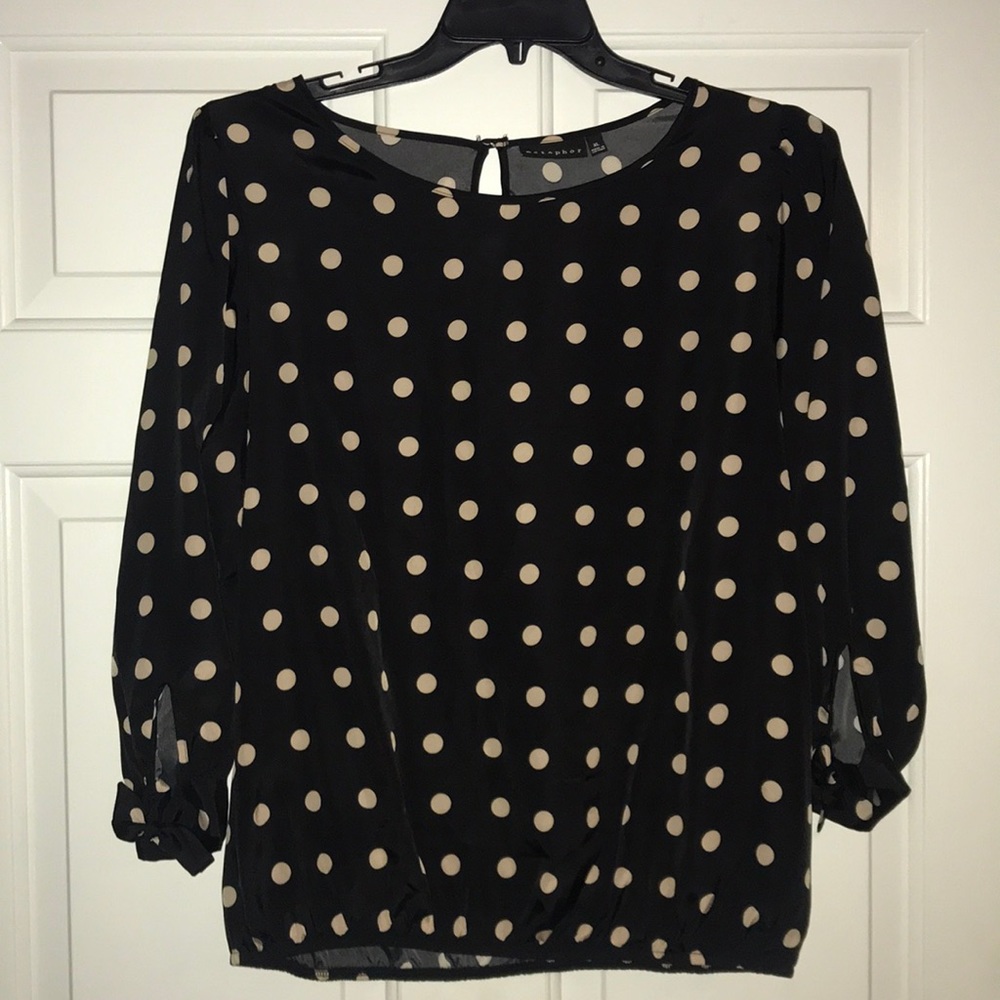 Women’s Metaphor Polka Dot Blouse XL